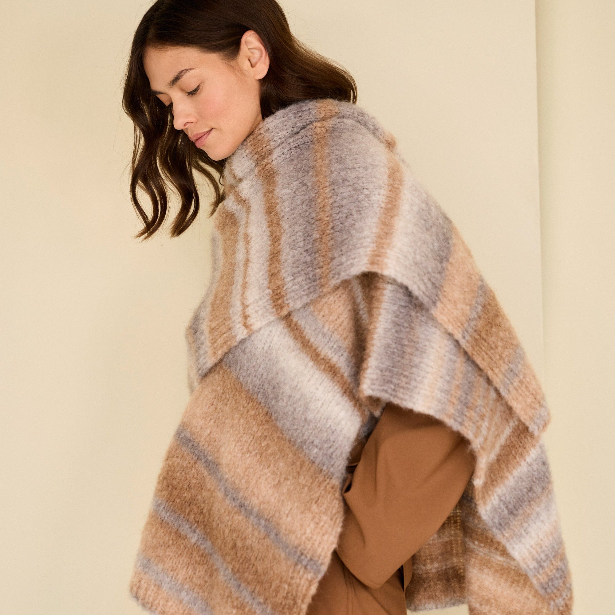 Gigante Multi - fir voluminos variegat de alpaca